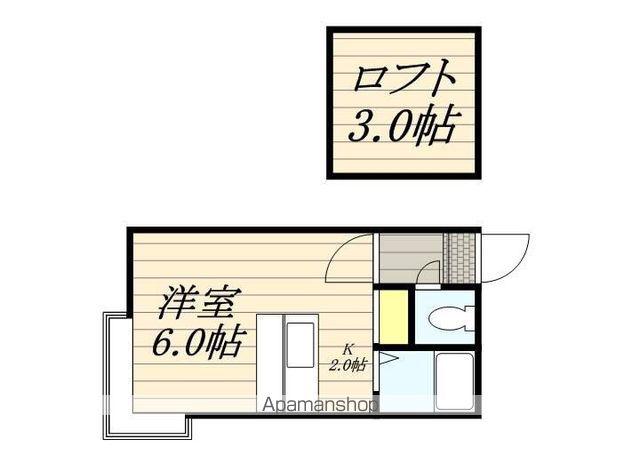 コンフォートM(1K/3階)の間取り写真