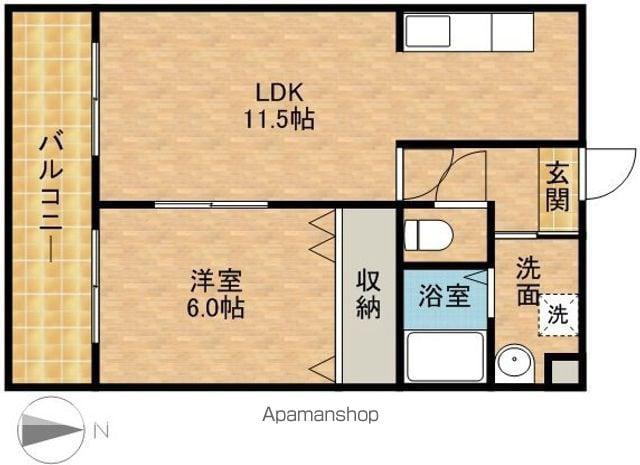 MS DREAM 14(1LDK/2階)の間取り写真