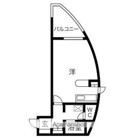 アール28(1K/1階)の間取り写真