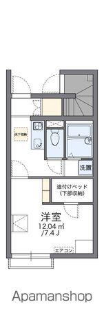 レオネクストBRAND NEW(1K/1階)の間取り写真