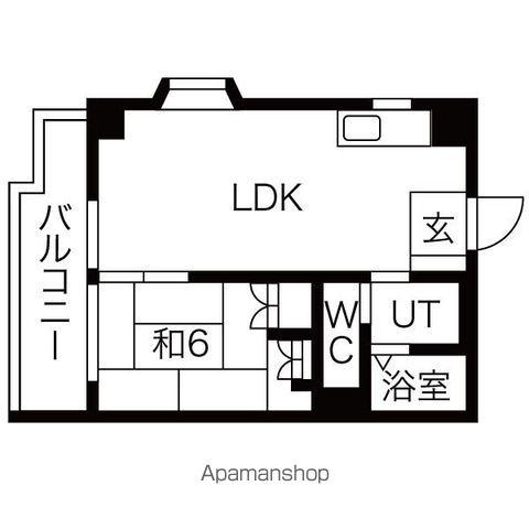 ネクストライフ白沢(1LDK/2階)の間取り写真