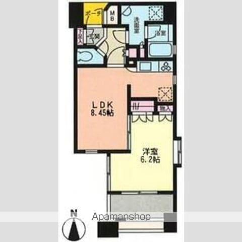 プライムアーバン恵比寿2(1LDK/7階)の間取り写真