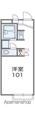 レオパレスガイア守山(1K/1階)の間取り写真
