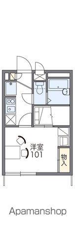 レオパレスマドンナ(1K/1階)の間取り写真
