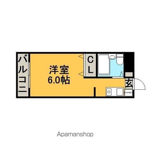 メゾン・ド・香椎参道(ワンルーム/5階)の間取り写真