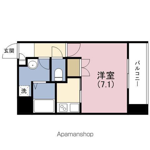 メゾンルージュ玉造(1K/5階)の間取り写真