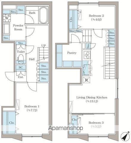 アローズ茗荷谷(3LDK/5階)の間取り写真
