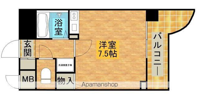 プランドールマサキ(ワンルーム/3階)の間取り写真