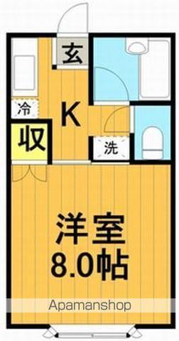 ネオコーポ長者(1K/2階)の間取り写真