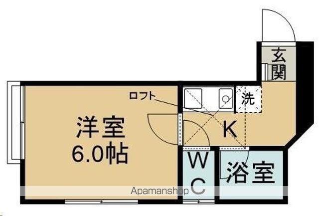ベルトピア仙台908(1K/2階)の間取り写真