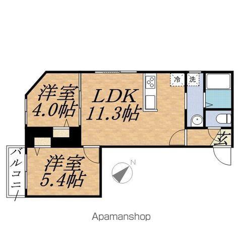 LEGGERO(2LDK/2階)の間取り写真