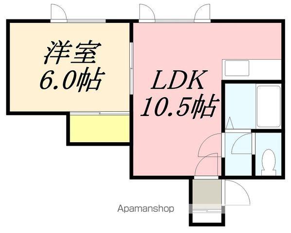 アーバンパレス雅(1LDK/2階)の間取り写真