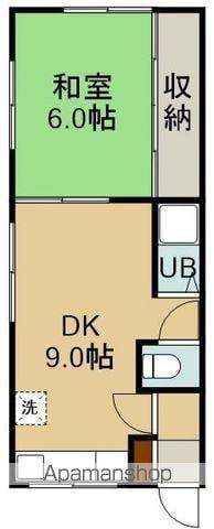 コーポ天内(1DK/3階)の間取り写真