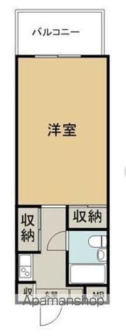 サンシャイン西条(ワンルーム/4階)の間取り写真