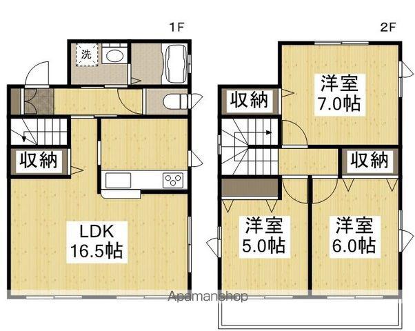 山陽本線 倉敷駅 徒歩24分 2階建 築18年(3LDK)の間取り写真