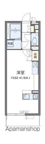ミランダセレブⅡ(ワンルーム/3階)の間取り写真