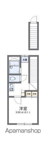 レオパレスグランシャリオ(1K/2階)の間取り写真