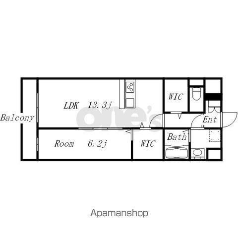 ア ドマーニ(2LDK/7階)の間取り写真
