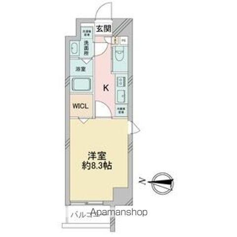 S-FORT堀田通(1K/5階)の間取り写真