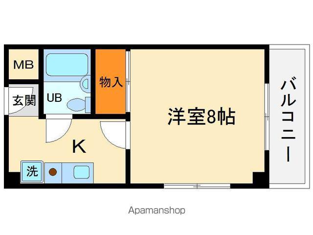 プチメゾン(1K/2階)の間取り写真