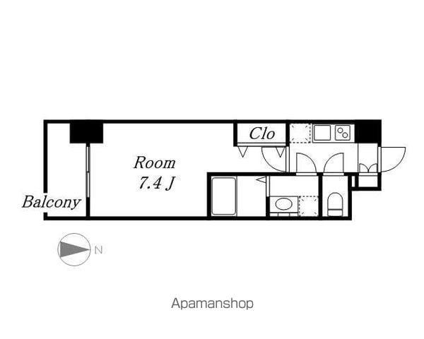 S-RESIDENCE浄心(1K/3階)の間取り写真