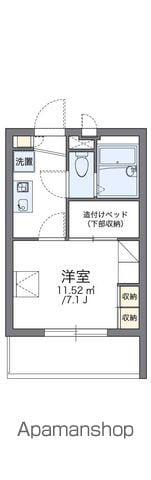 レオパレス綿新 3階階 間取り