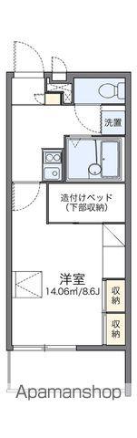 レオパレスハピネス(1K/2階)の間取り写真