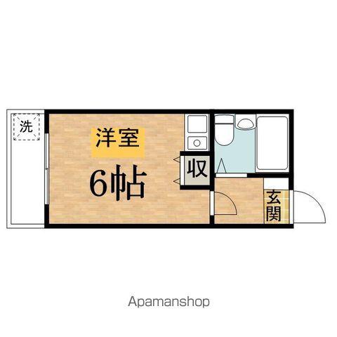 カサヴェール桜ヶ丘(ワンルーム/9階)の間取り写真