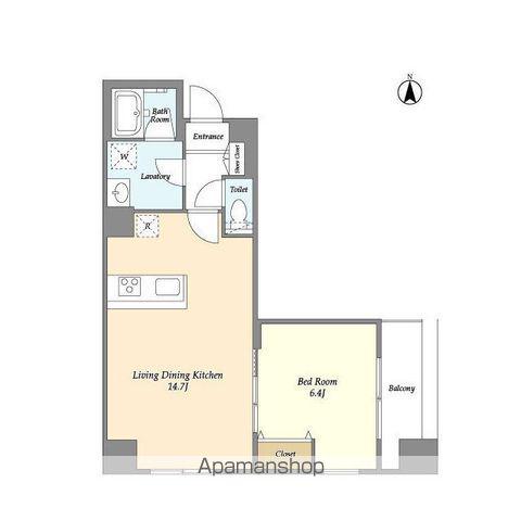 LOCS DAITABASHI(1LDK/5階)の間取り写真