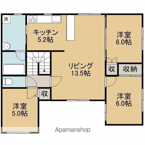 KOSAAJU(3LDK/2階)の間取り写真