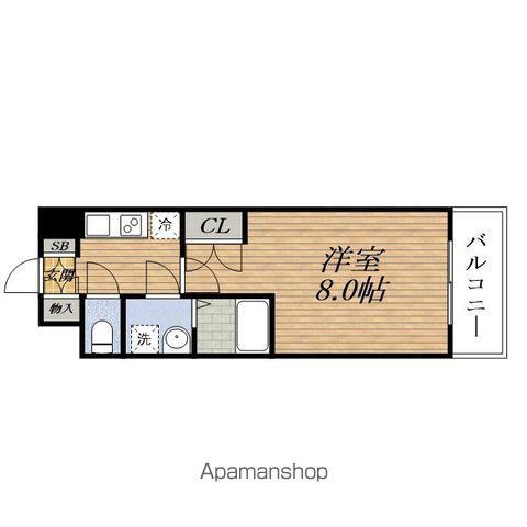 WGB ESAKA(1K/6階)の間取り写真