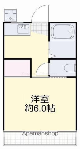 アーバン椋木(1K/1階)の間取り写真