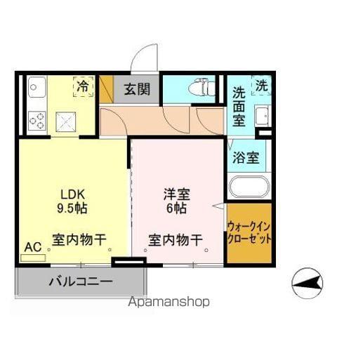 ルミノーザ(1LDK/1階)の間取り写真