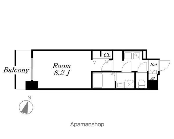 SーRESIDENCE金山ALTANOなんでも相(1K/8階)の間取り写真