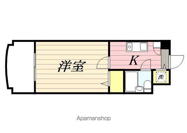 メゾンド・パラージュ(1K/2階)の間取り写真
