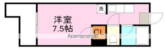 アビターレ下荒田Ⅰ(ワンルーム/1階)の間取り写真