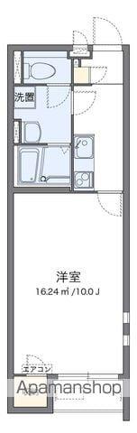 クレイノ伊岐須(1K/2階)の間取り写真