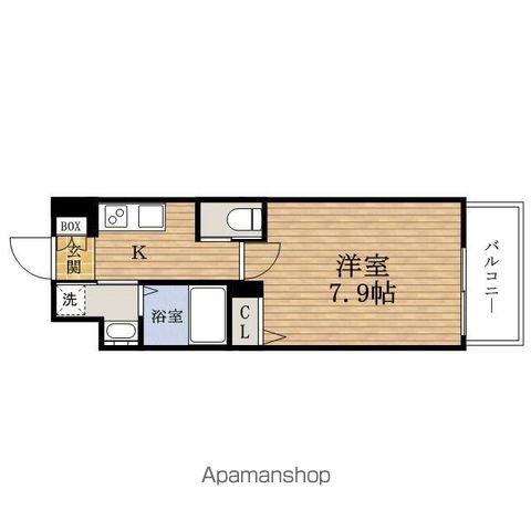 LIVIAZ NAMBA RENOM(1K/11階)の間取り写真