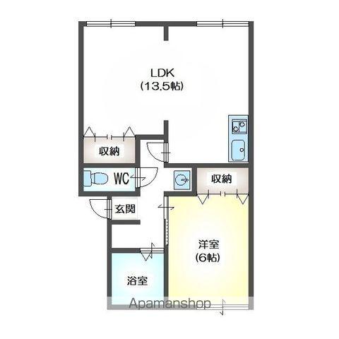 NNトピア(1LDK/2階)の間取り写真