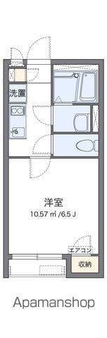 クレイノイナヴァアヴニール(1K/1階)の間取り写真