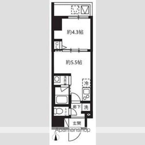 ハーモニーレジデンスグローバルキャピタル 13階階 間取り