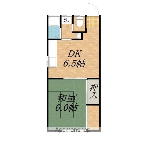 マンションヨコタ第三(1DK/1階)の間取り写真