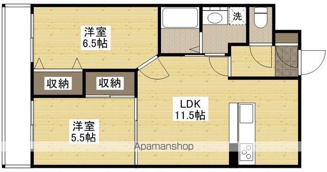 グレースKⅡ(2LDK/2階)の間取り写真