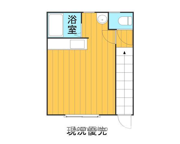 ジュネスクリエイトM(ワンルーム/1階)の間取り写真