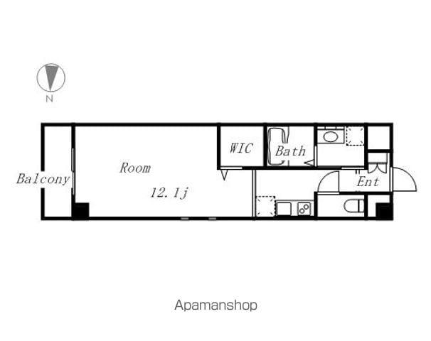 丸の内エンブルコート(ワンルーム/9階)の間取り写真
