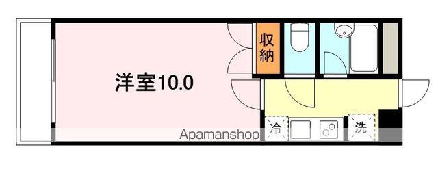 弘麗牧マンション(1K/6階)の間取り写真