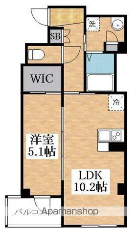 アースウェル(1LDK/1階)の間取り写真