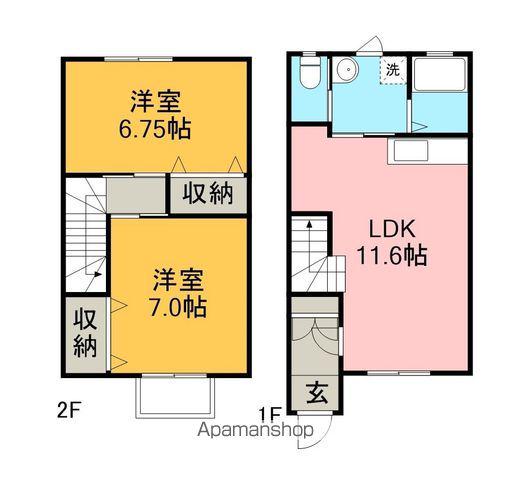 コンフォート　Ⅱ(2LDK)の間取り写真