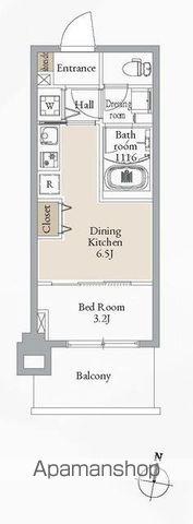 ブルーヴェル青葉通(1DK/4階)の間取り写真