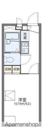 レオパレスサンライズ(1K/1階)の間取り写真
